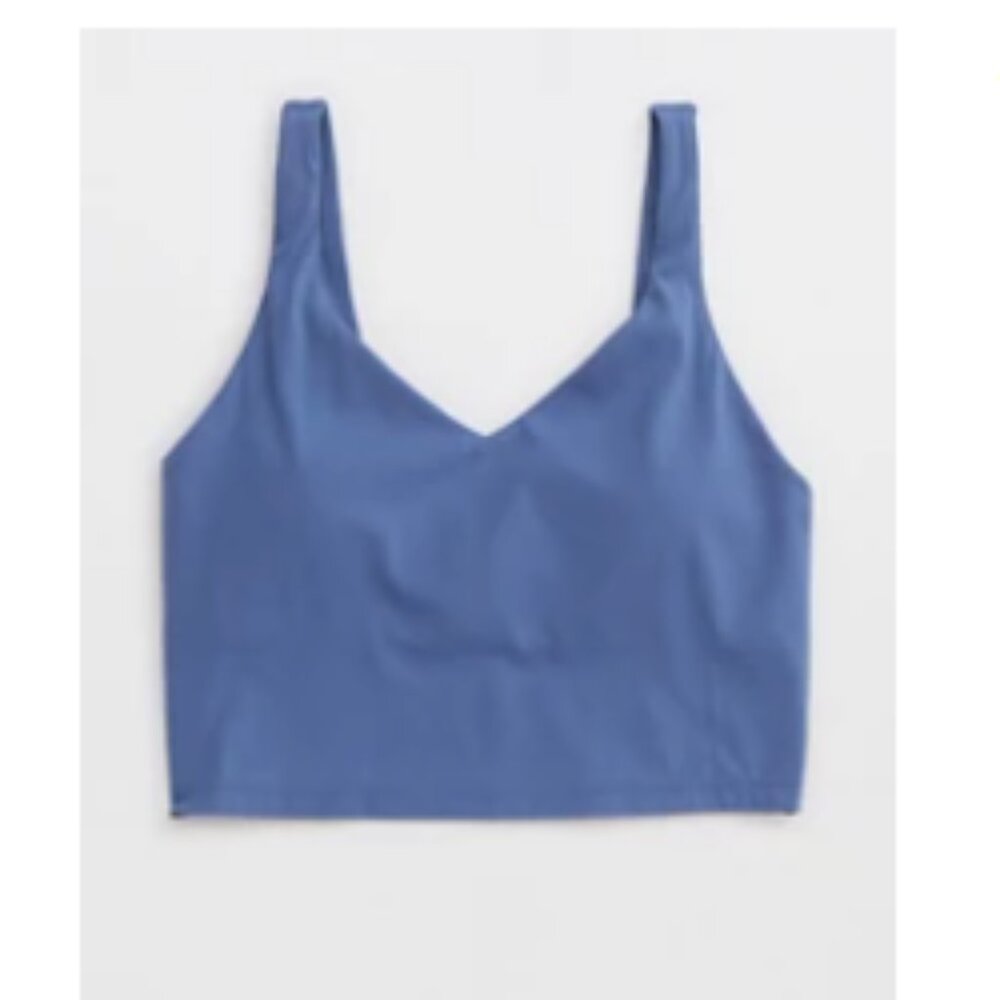 OFFLINE By Aerie Real Me Low Key Longline Sports Bra